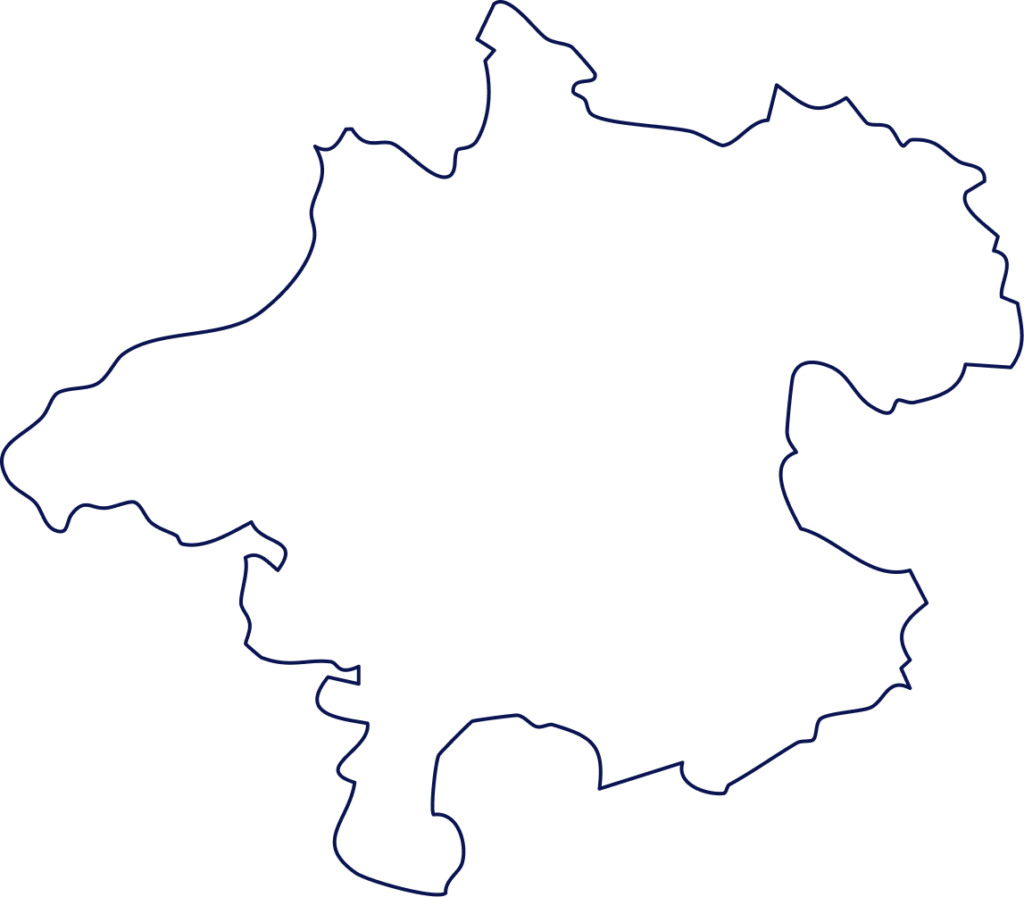 Outline des Bundeslandes Oberösterreich